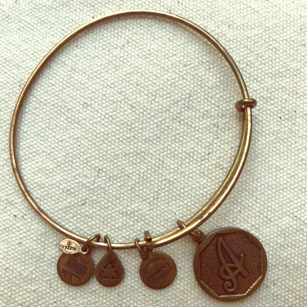 Alex and Ani Bracelet, Initial A